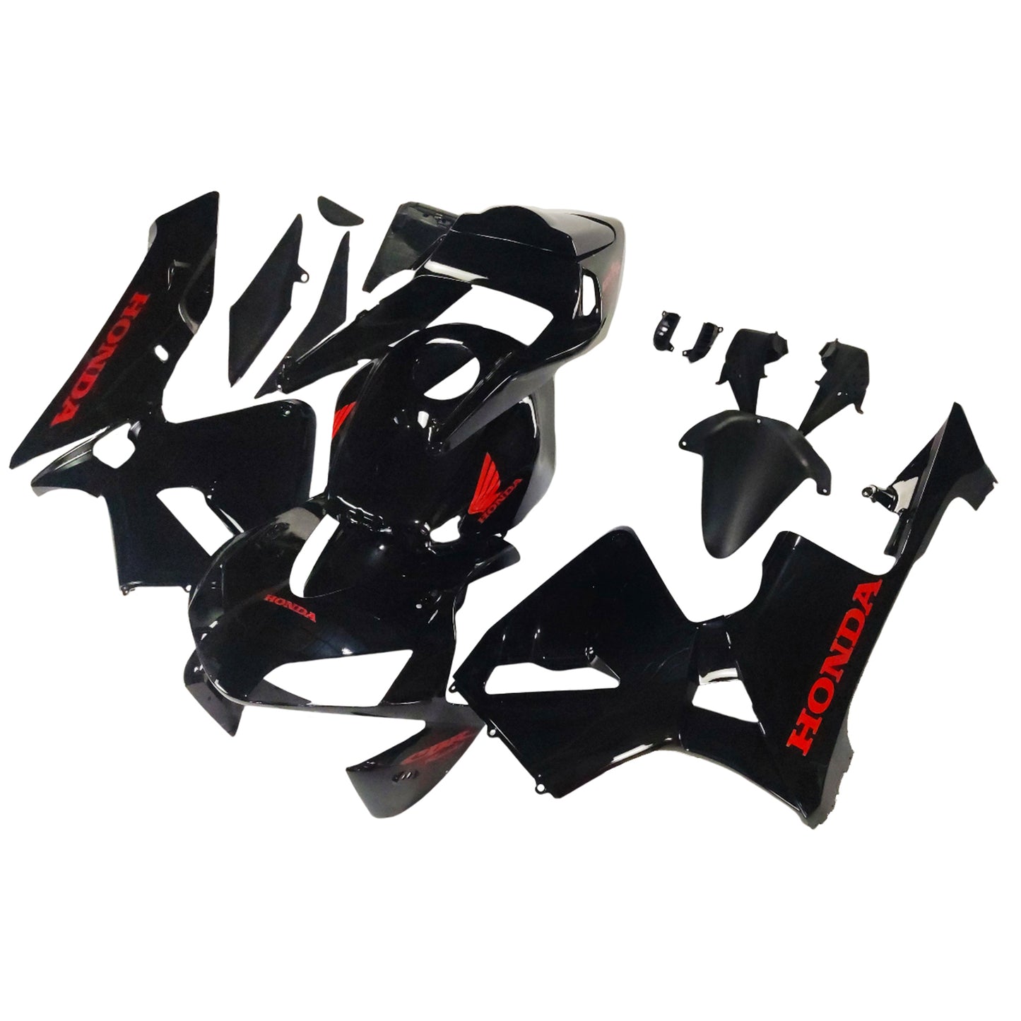 Amotopart 2003-2004 Honda CBR600 Carénage Noir Kit