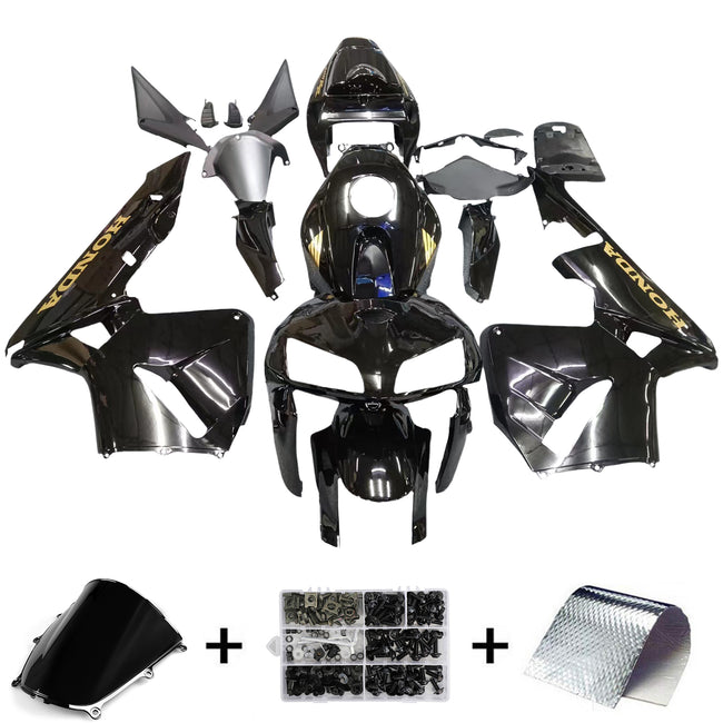 Amotopart 2005-2006 Kit carénage noir Honda CBR600