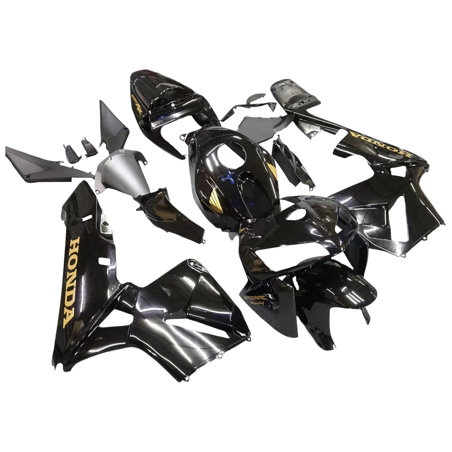 Amotopart 2005-2006 Kit carénage noir Honda CBR600