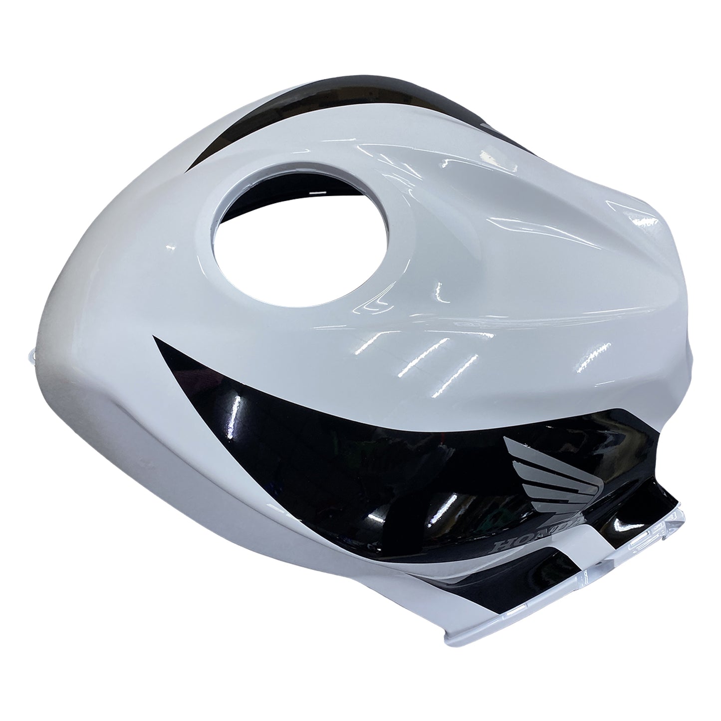 Amotopart Honda 2007-2008 CBR600RR White Black Fearing Kit