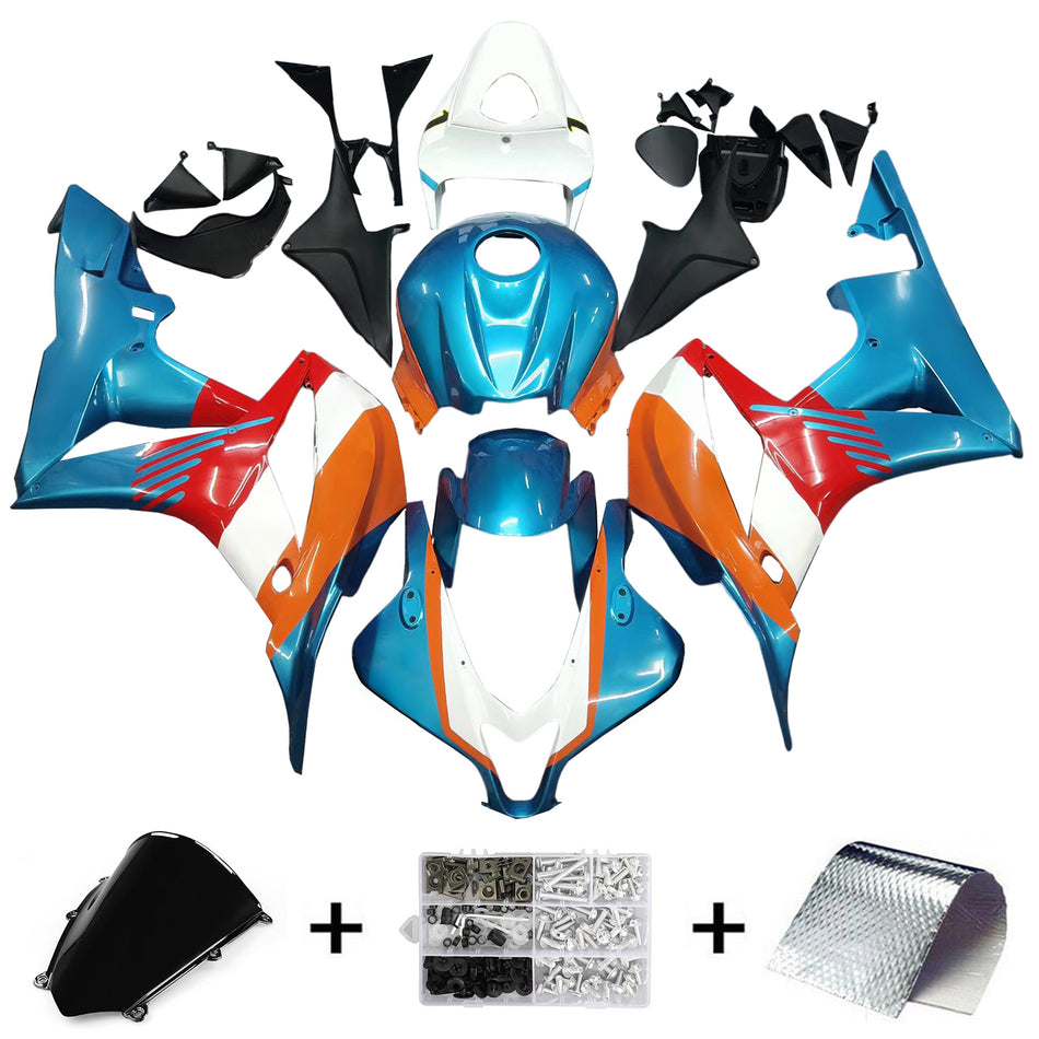 Amotopart Honda CBR600RR 2007–2008 F5 Verkleidungsset, Karosserie, Kunststoff, ABS