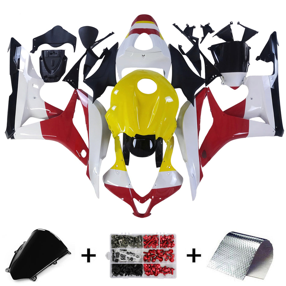 Amotopart Honda CBR600RR 2007–2008 F5 Verkleidungsset, Karosserie, Kunststoff, ABS