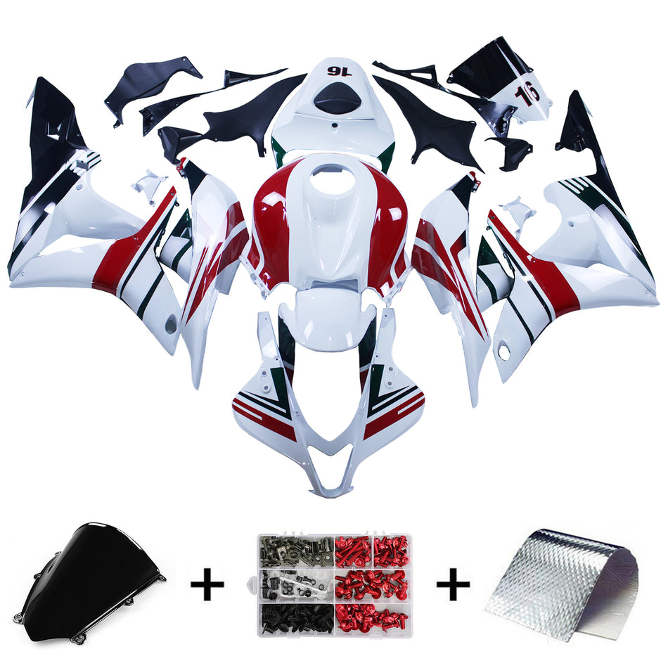 Amotopart Honda CBR600RR 2007–2008 F5 Verkleidungsset, Karosserie, Kunststoff, ABS