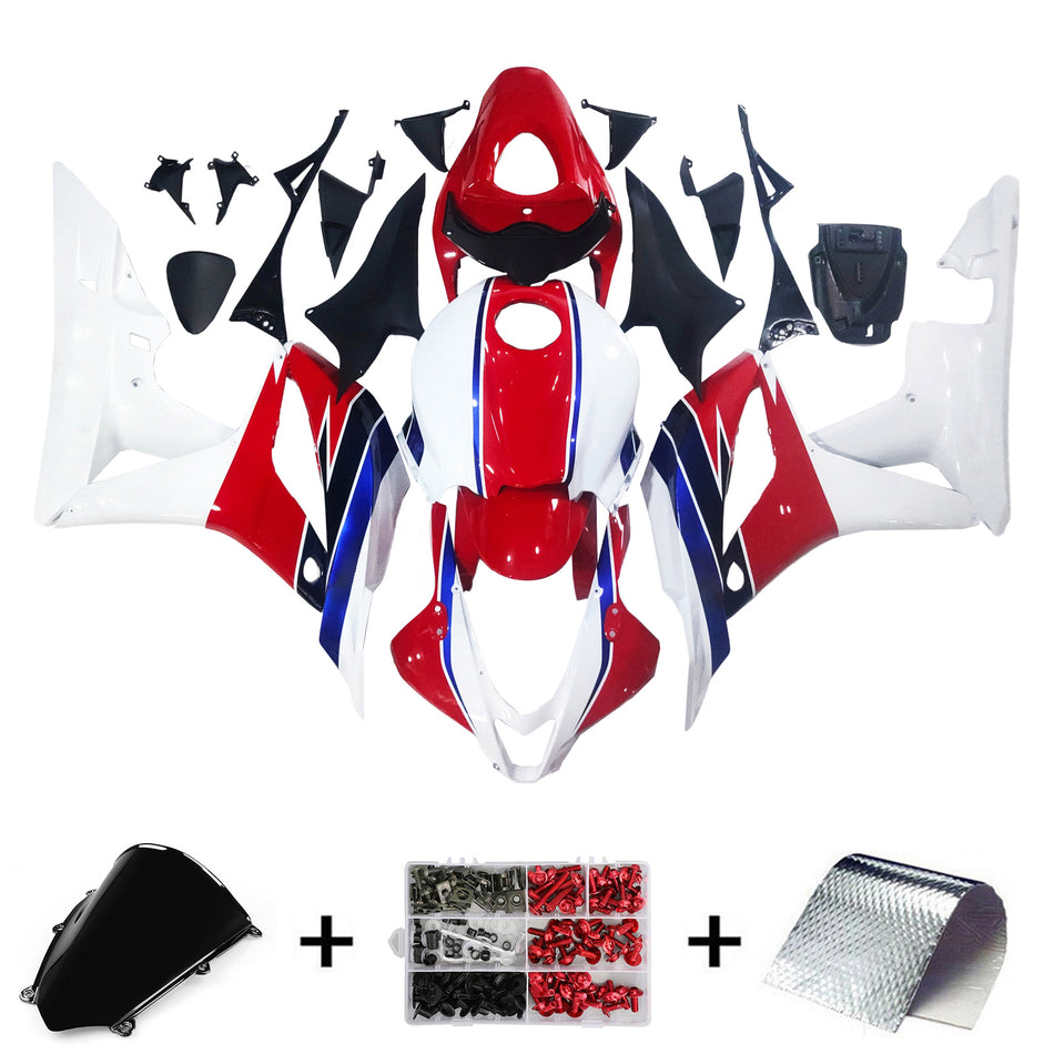 Amotopart Honda CBR600RR 2007–2008 F5 Verkleidungsset, Karosserie, Kunststoff, ABS