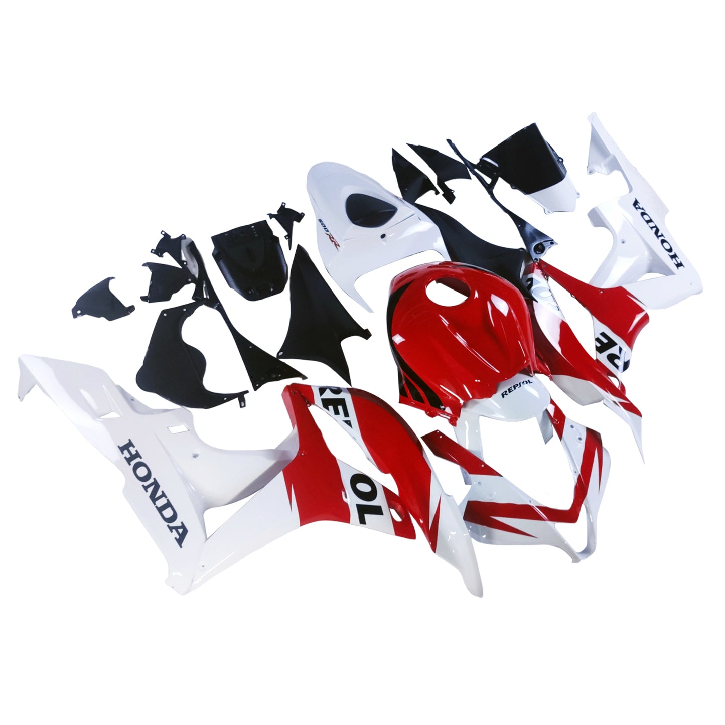 Amotopart Honda CBR600RR 2007–2008 F5 Verkleidungsset, Karosserie, Kunststoff, ABS