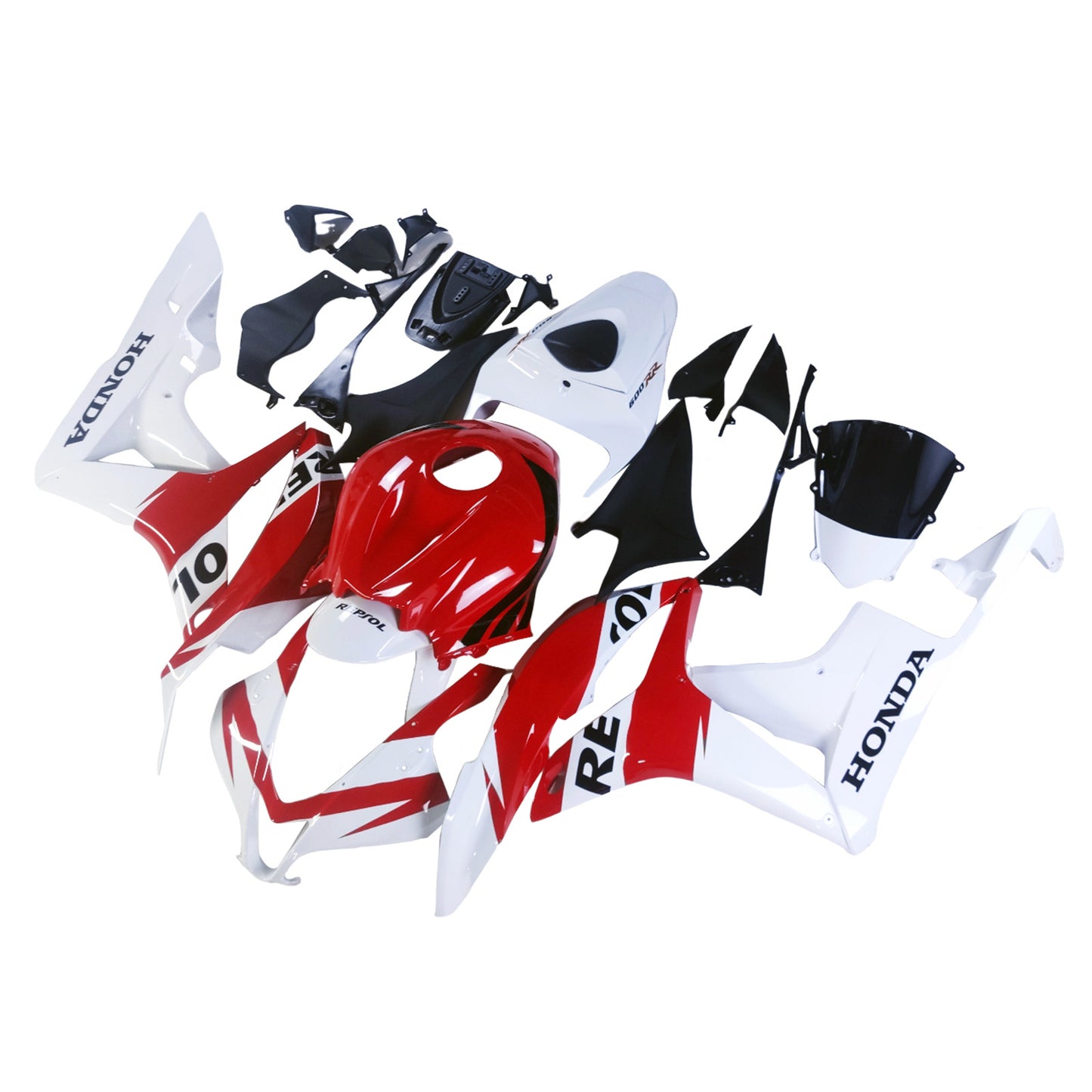 Amotopart Honda CBR600RR 2007–2008 F5 Verkleidungsset, Karosserie, Kunststoff, ABS