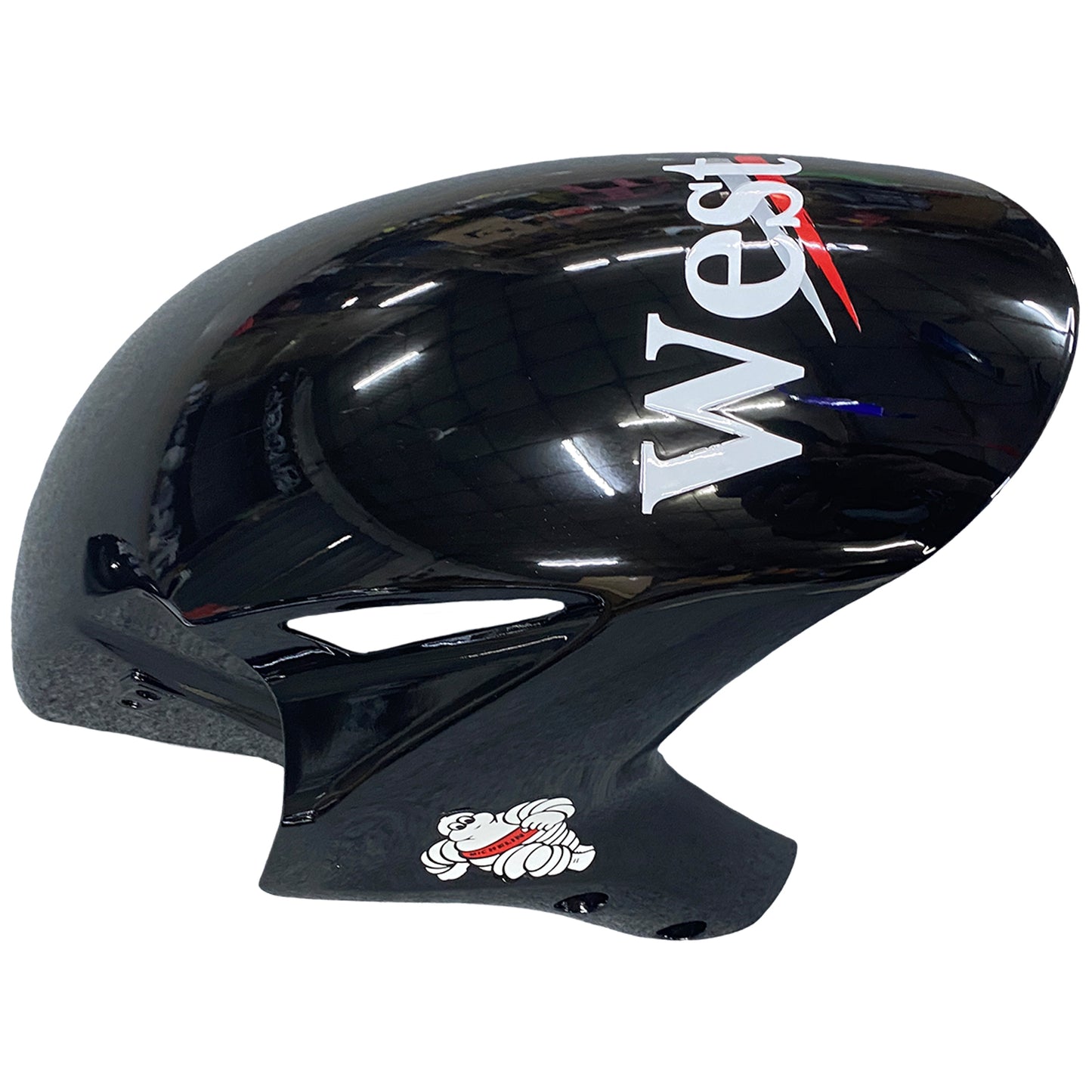 Amotopart-Verkleidungen Honda CBR1000RR 2004-2005 Verkleidung West Racing Schwarzverkleidungskit