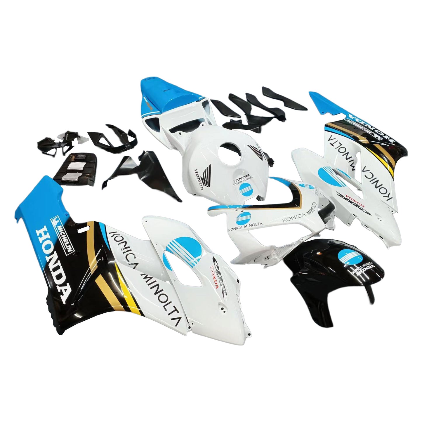 Amotopart-Verkleidungen Honda CBR1000RR 2004-2005 Verkleidungsverkleidung Multi-Color Konica Minolta Racing Fearing Kit