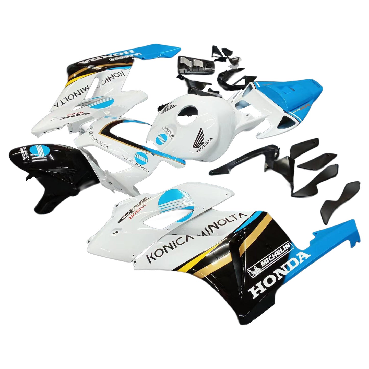 Amotopart-Verkleidungen Honda CBR1000RR 2004-2005 Verkleidungsverkleidung Multi-Color Konica Minolta Racing Fearing Kit