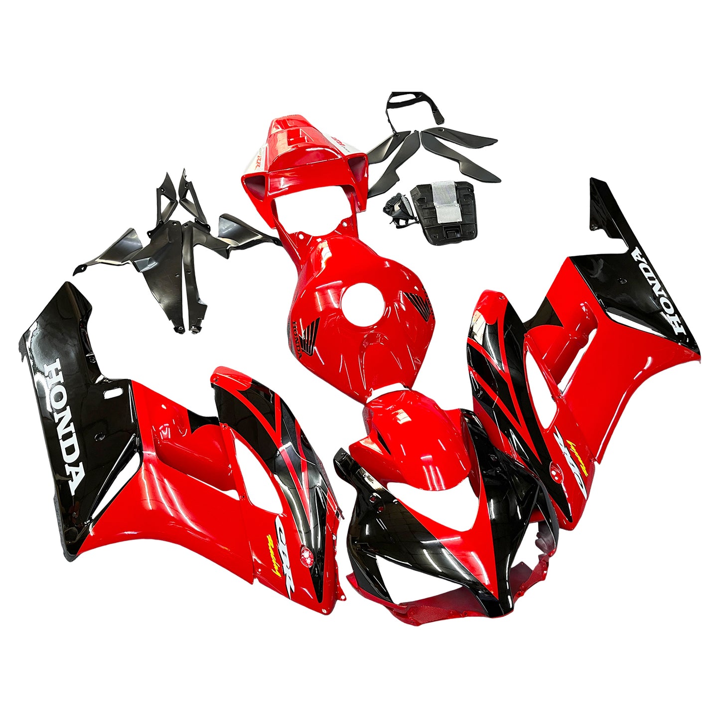 Amotopart-Verkleidungen Honda 1000RR 2004-2005 Verkleidung Red Black CBR Racing Kit Kit