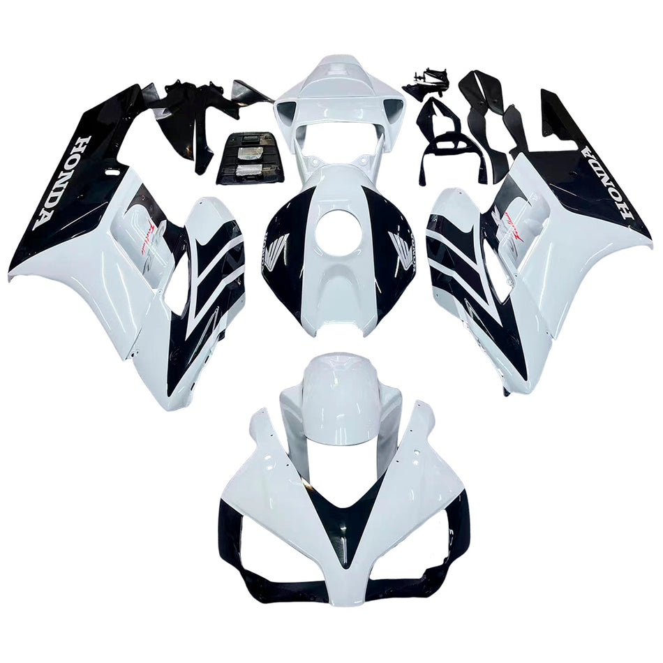 Carénages Amotopart Honda CBR1000RR 2004-2005 carénage carénage blanc kit de course CBR noir