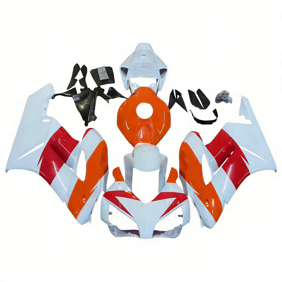 Amotopart-Verkleidungen Honda CBR1000RR 2004-2005 Verkleidungsverkleidung White Orange Repsol Racing Abzugskit