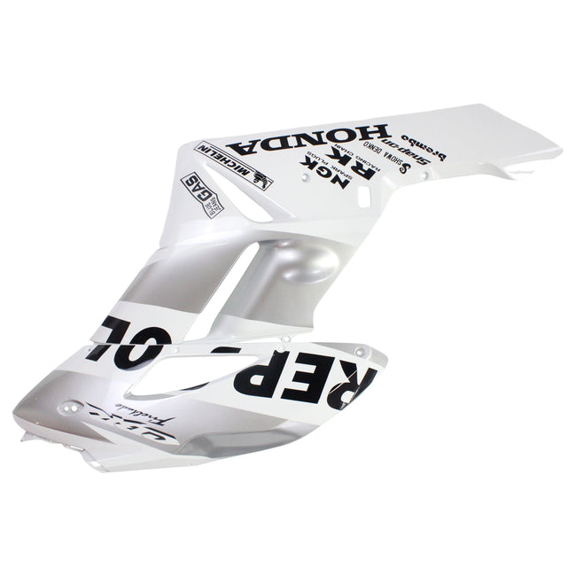 Amotopart Verkleidung Honda CBR1000RR 2004-2005 Verkleidungsverkleidung wei?e Silbertrennverkleidungs Kit