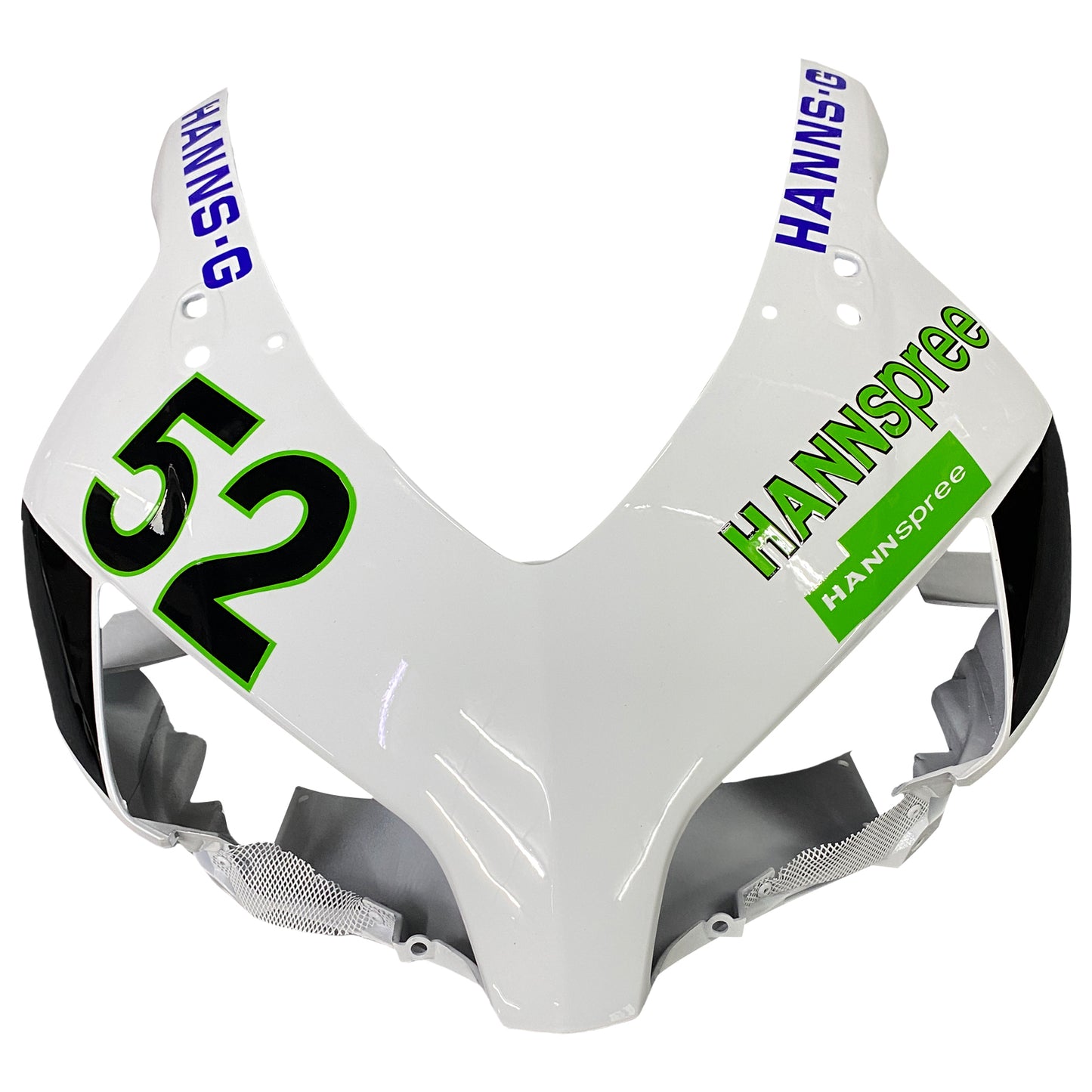 Carénages Amotopart Honda CBR1000RR 2004-2005 carénage blanc N ° 52 Hannspree Racing kit de déclenchement