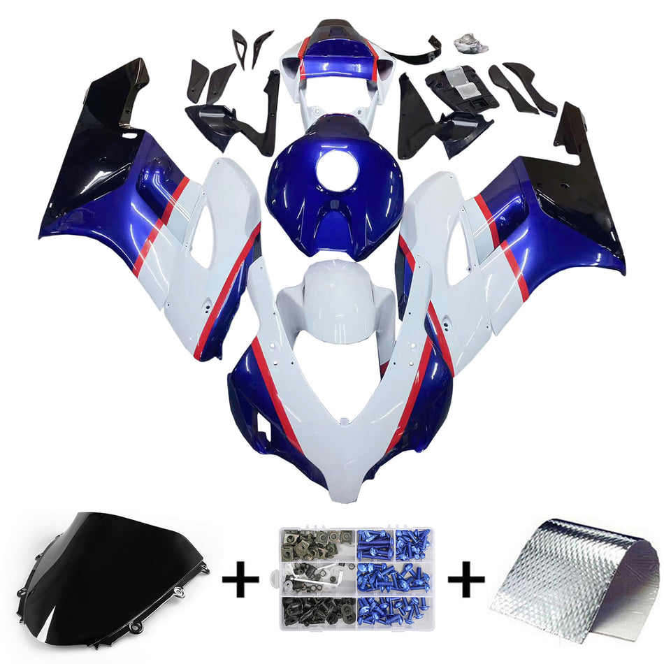 Amotopart Honda CBR1000RR 2004–2005 Verkleidungsset, Karosserie, Kunststoff, ABS