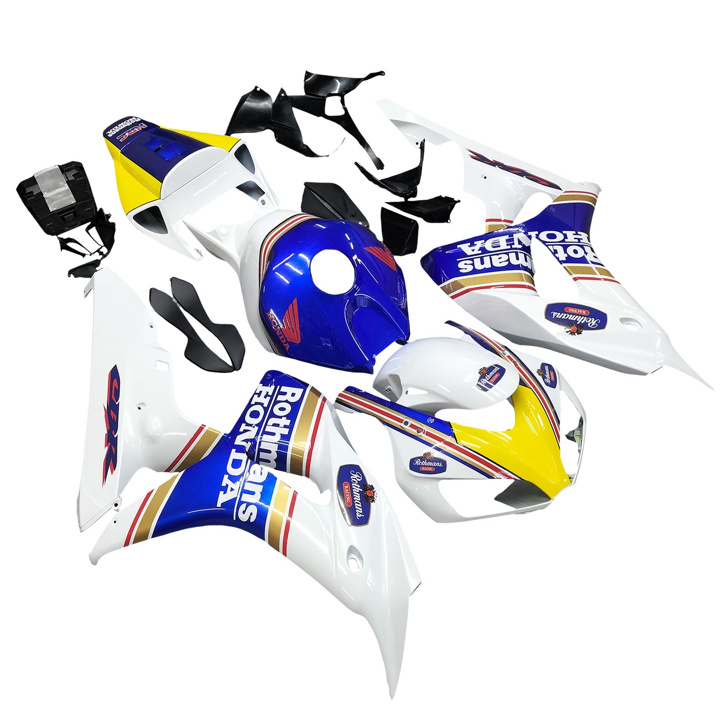 Amotopart Carénages CBR1000RR 2006-2007 Warp Multicolore Rothmans Honda Racing Trigger Kit