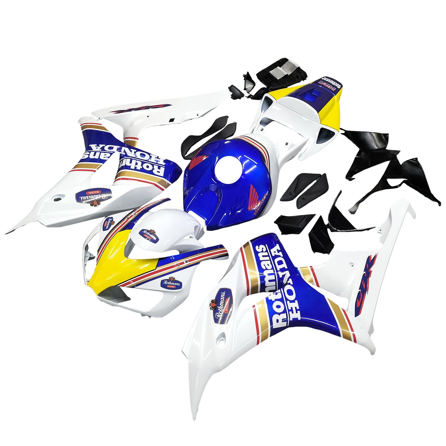 Amotopart Carénages CBR1000RR 2006-2007 Warp Multicolore Rothmans Honda Racing Trigger Kit