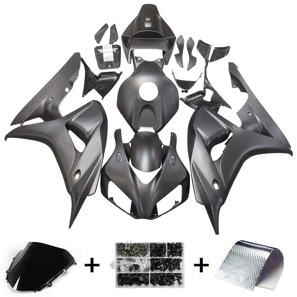 Amotopart 2006-2007 Honda CBR1000 Verkleidung M-Black Kit