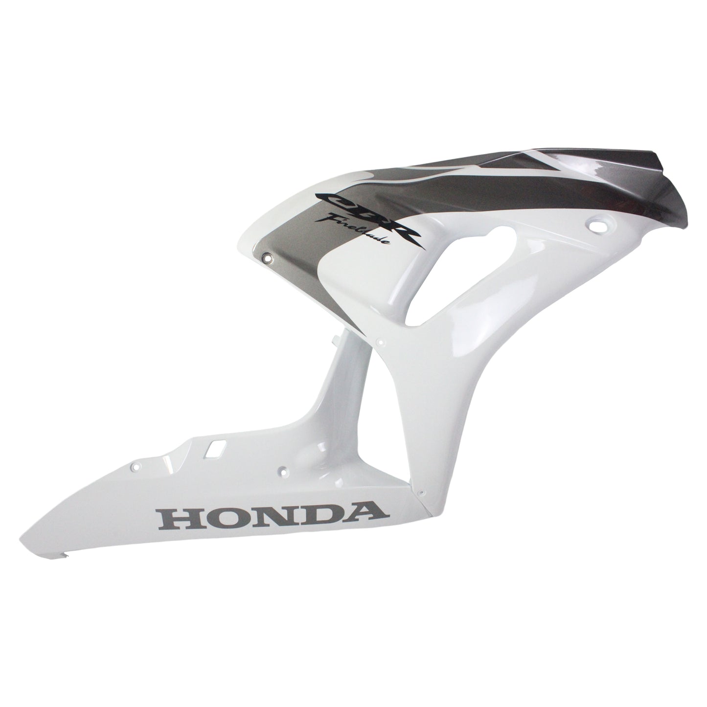 Amotopart Favoris Honda CBR1000RR 2006-2007 Carénage Blanc et kit CBR Racing Kits argent