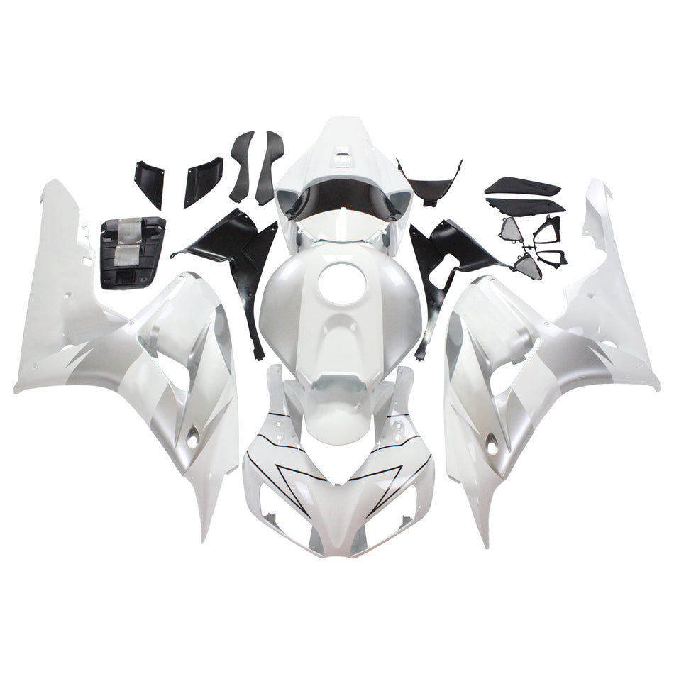 Amotopart Verkleidung Honda CBR1000RR 2006-2007 Verkleidung White & Silver Repsol Racing Accesing Kit