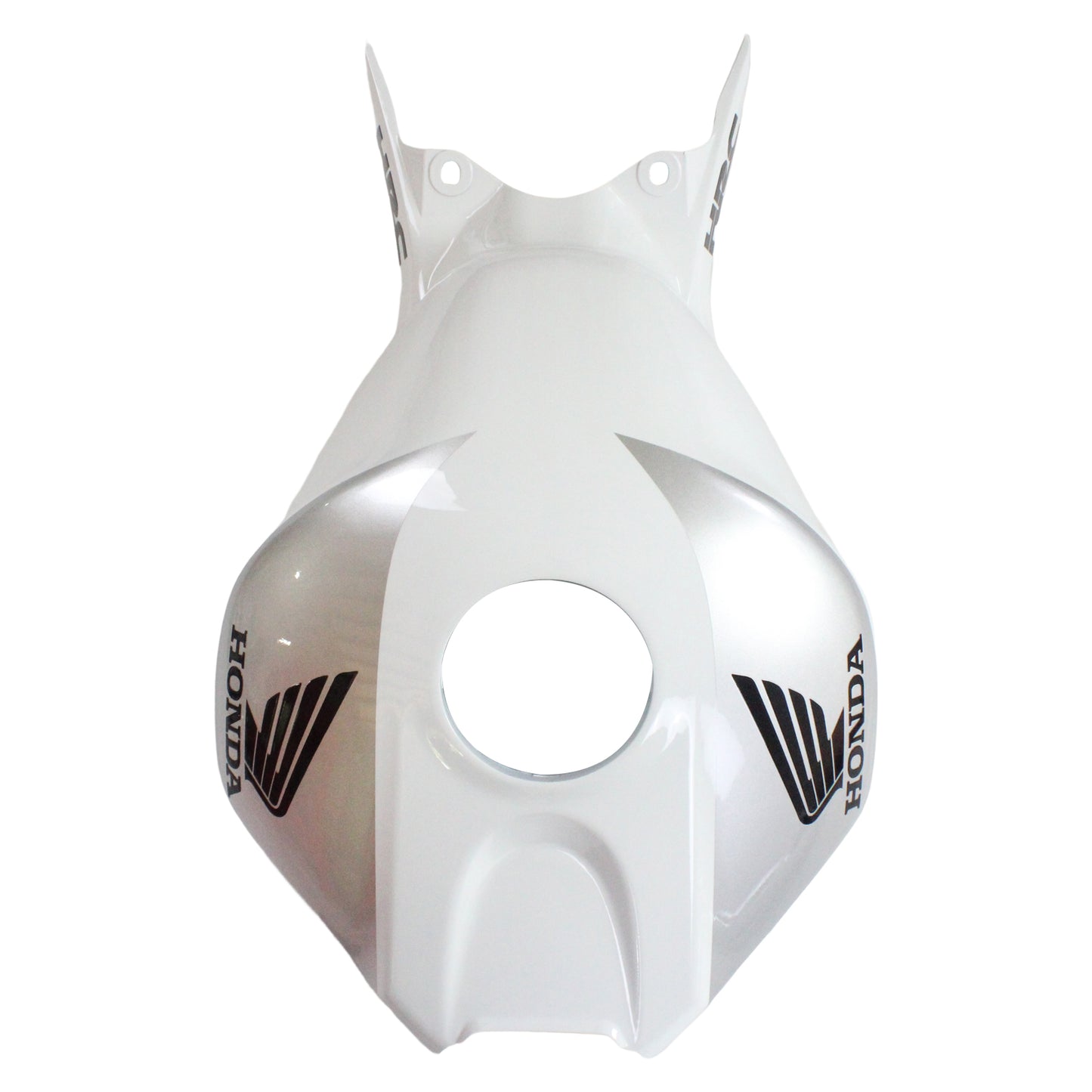 Amotopart Carénage Honda CBR1000RR 2006-2007 Carénage Blanc &amp; Argent Repsol Racing Accessing Kit