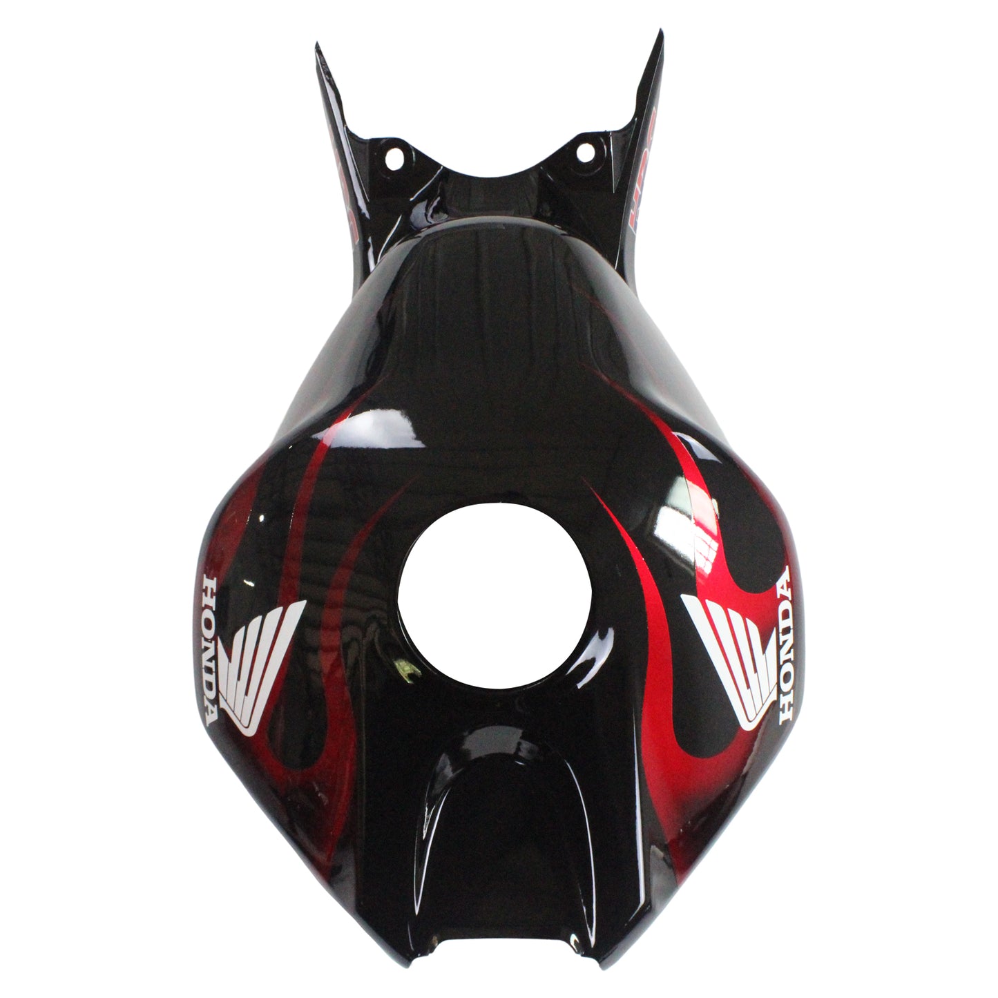 Amotopart-Verkleidungen Honda CBR1000RR 2006-2007 Abzugsflammhai-Rennen Black & Red Faituring Kit