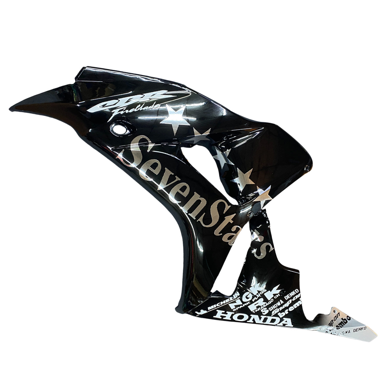 Amotopart Verkleidung Honda CBR1000RR 2006-2007 Verziehung Sevenstars Racing Black Abzugskit