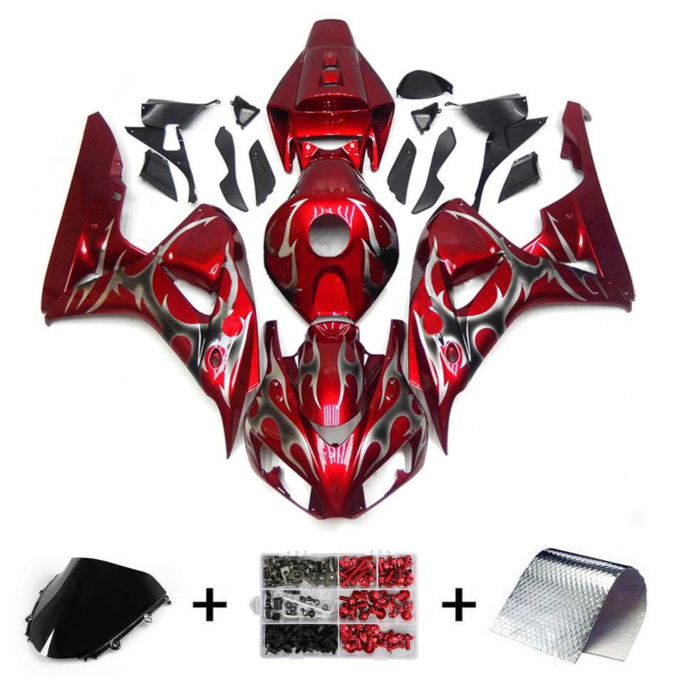 Amotopart Honda CBR1000RR 2006–2007 Verkleidungsset, Karosserie, Kunststoff, ABS