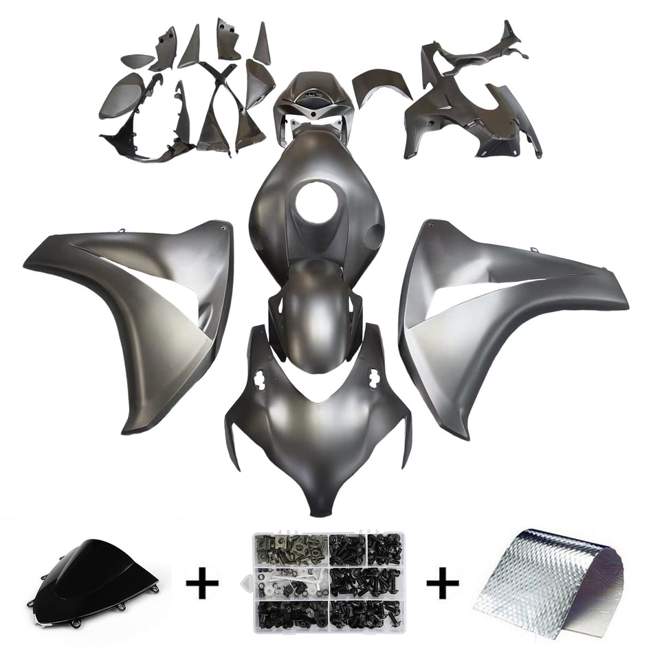 Amotopart Favoris 2008-2011 Honda CBR 1000 RR Noir Mat CBR Racing Generic