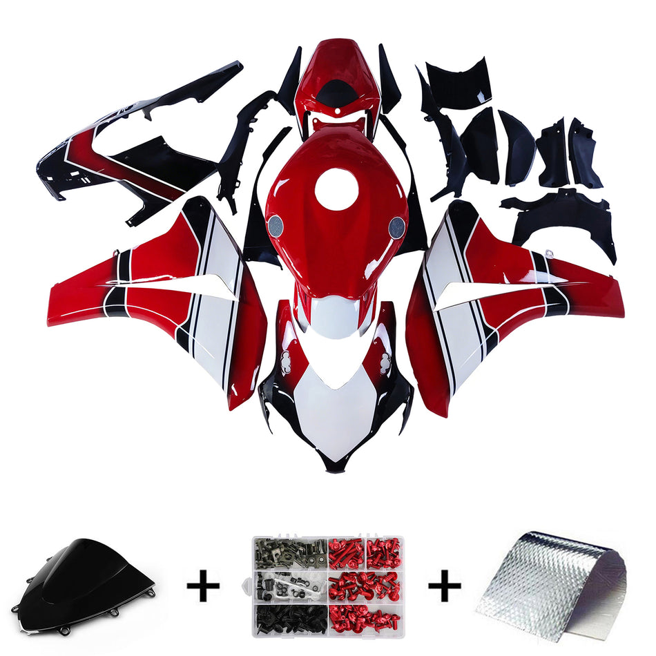 Amotopart Honda CBR1000RR 2008–2011 Verkleidungsset, Karosserie, Kunststoff, ABS