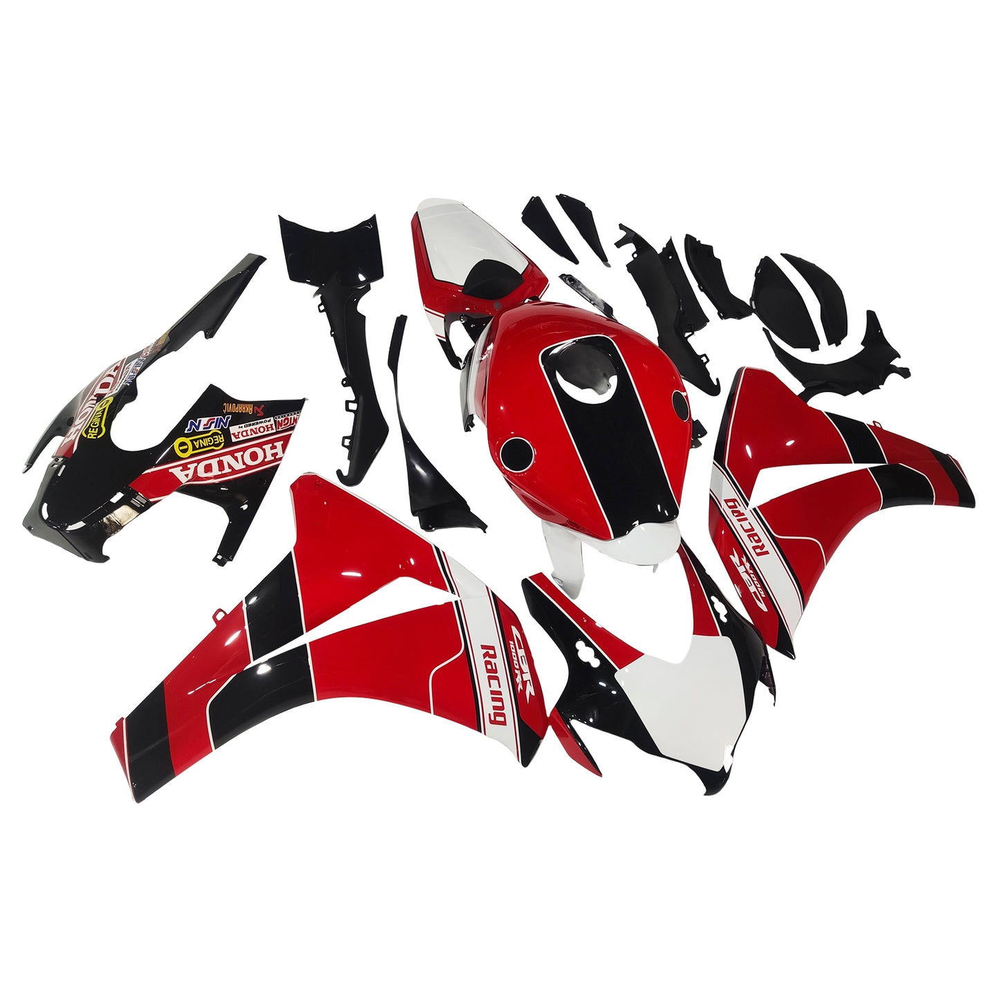 Amotopart Honda CBR1000RR 2008–2011 Verkleidungsset, Karosserie, Kunststoff, ABS