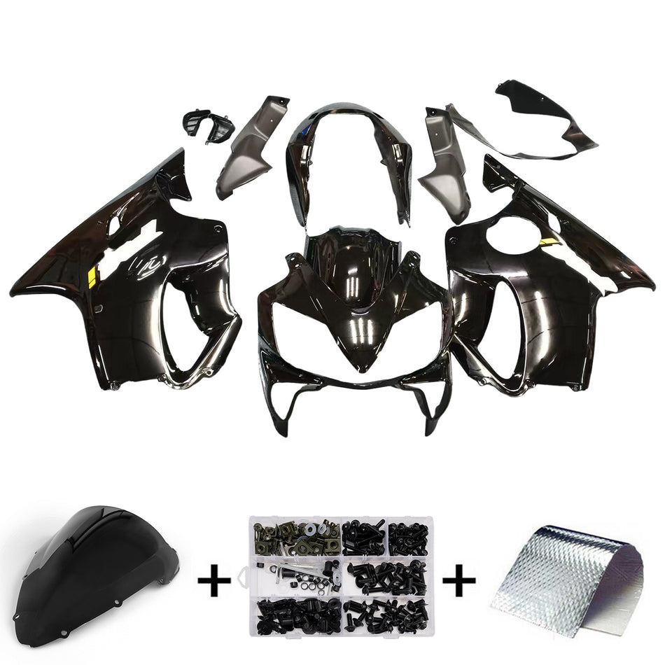 Amotopart 2004-2007 Honda CBR 600 F4I Verkleidungen Black Kit