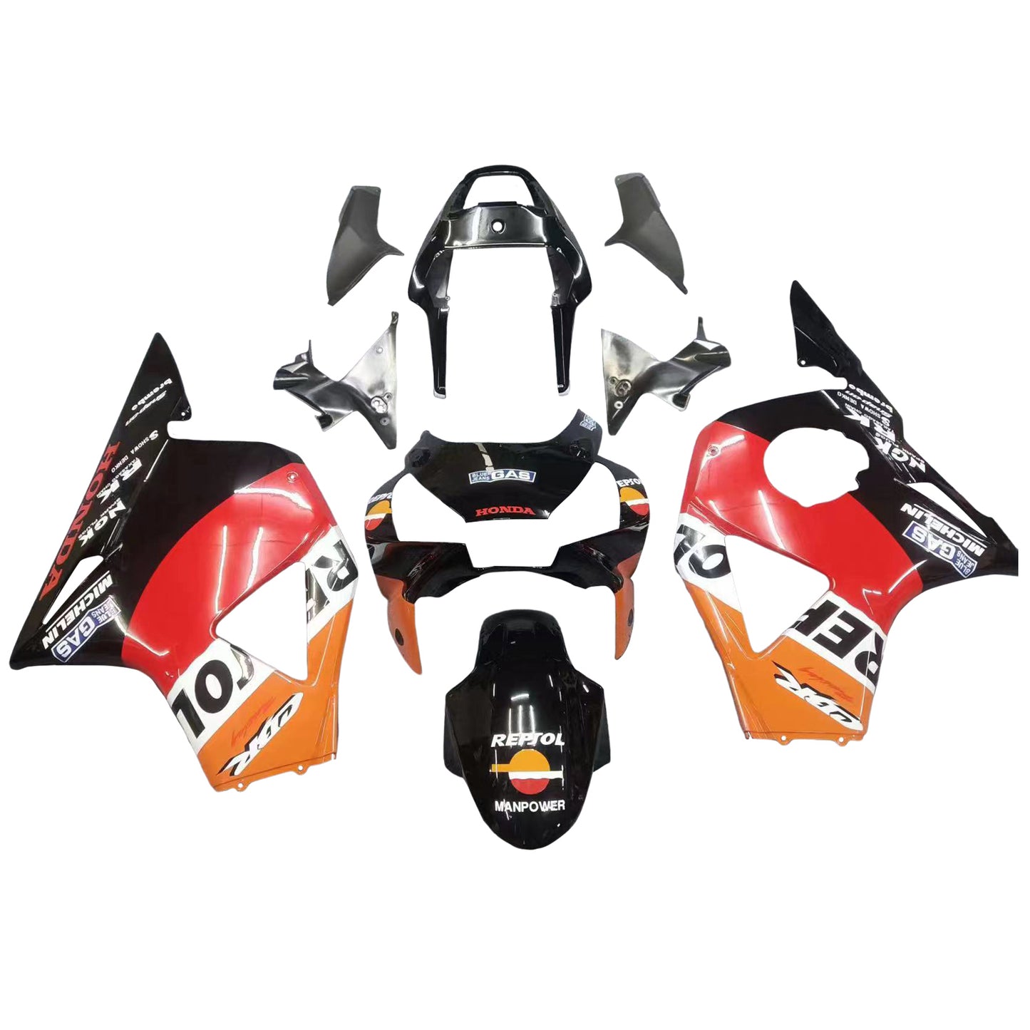 Amotopart-Verkleidungen Honda CBR954RR (2002-2003) Verkleidungskit