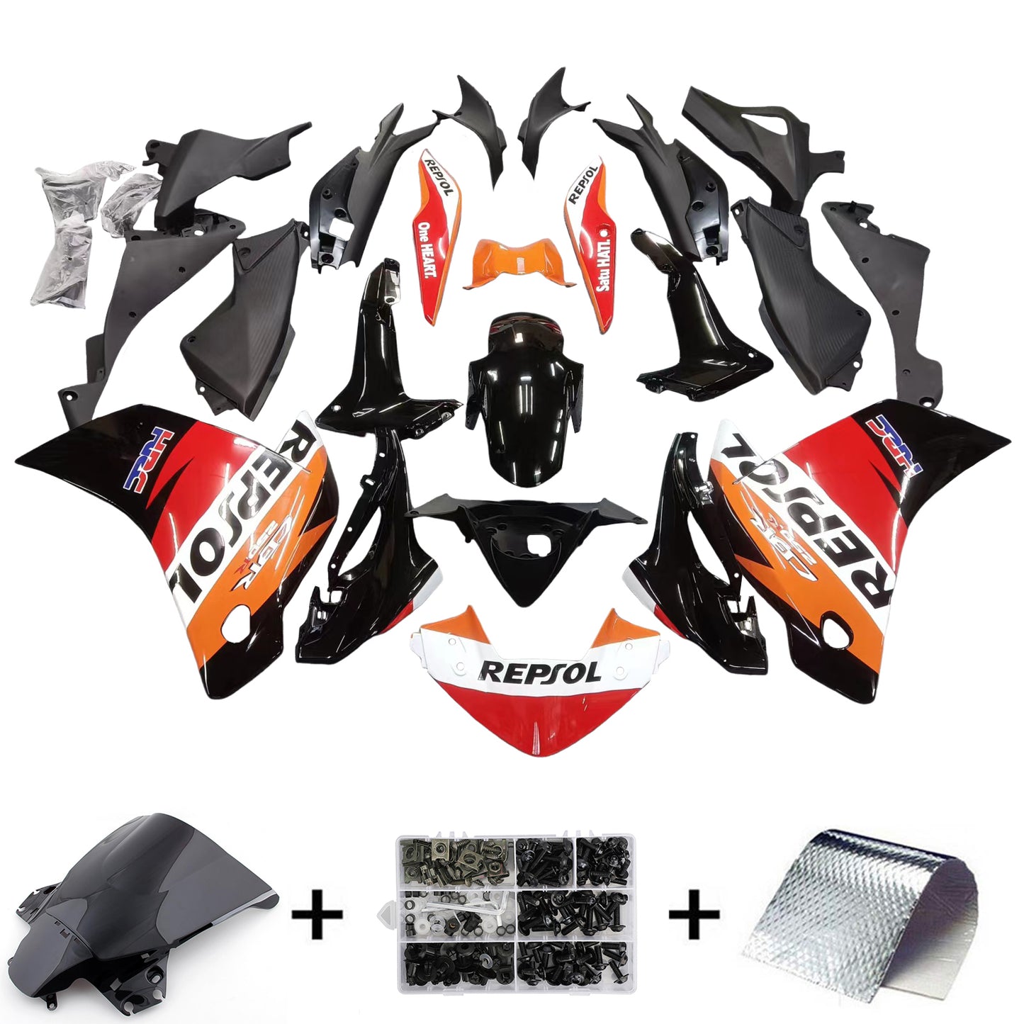 Amotopart-Verkleidungen Honda CBR250R (2011-2015) Verkleidungskit