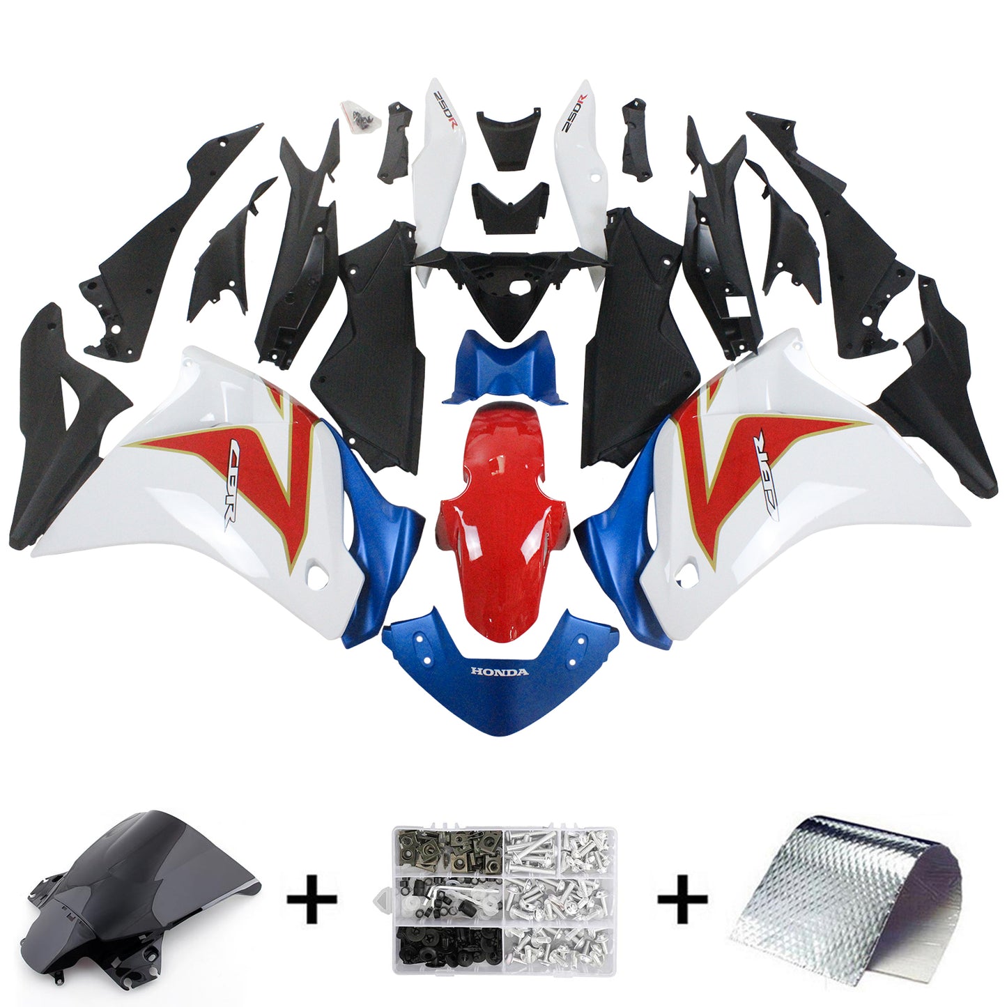 Kit de carénage Amotopart Honda CBR250R 2011-2013