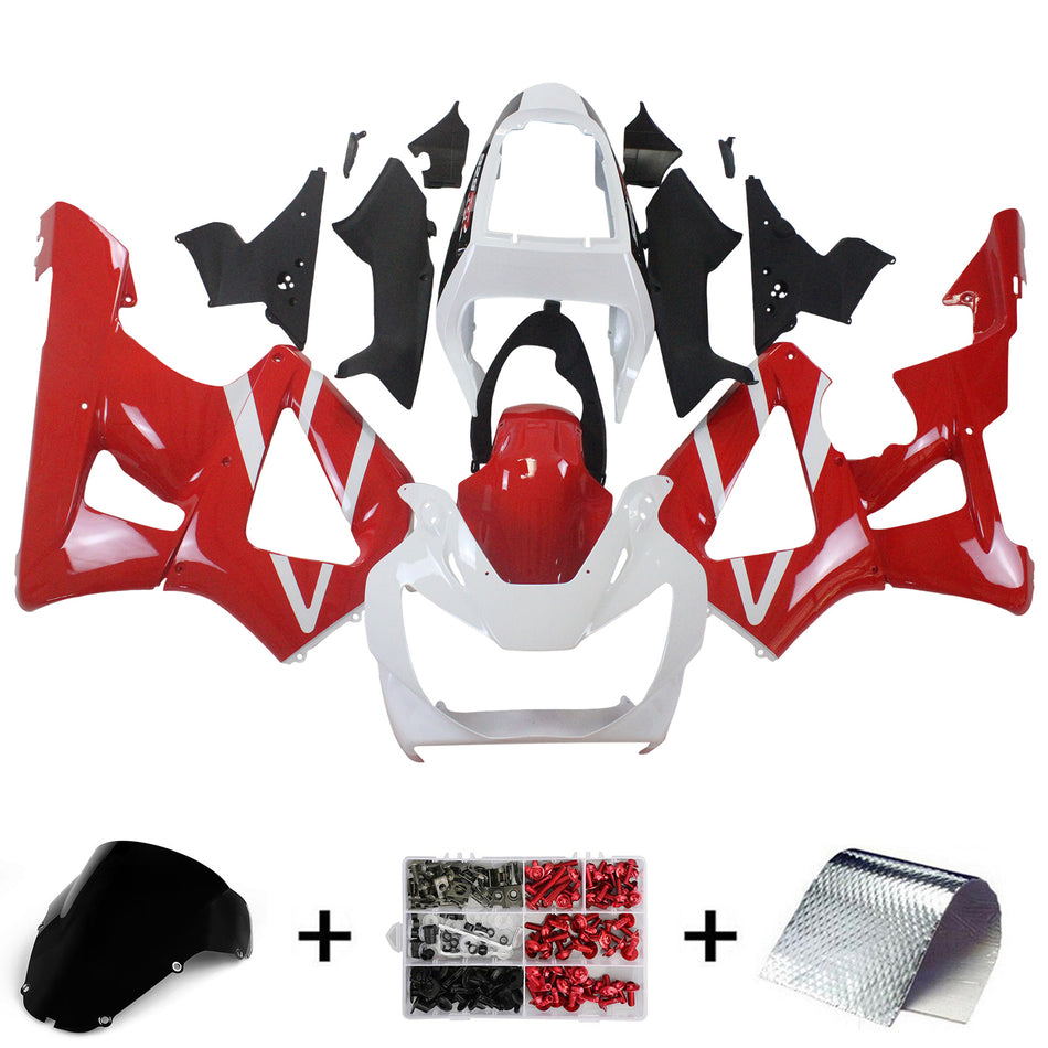 Amotopart Honda CBR929RR 2000-2001 Kit de carénage Corps Plastique ABS