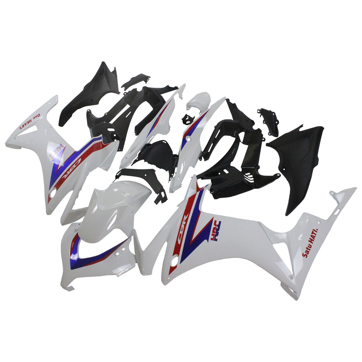 Amotopart Honda CBR500R 2013–2015 Verkleidungsset, Karosserie, Kunststoff, ABS