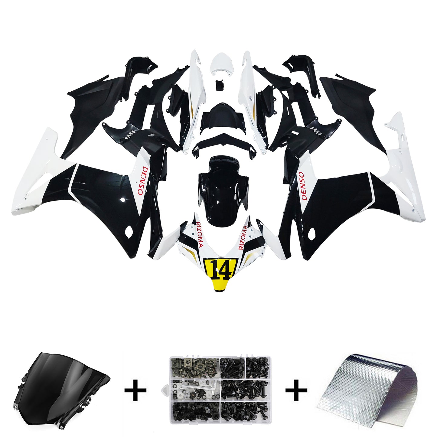 2013-2015 Honda CBR500R Einspritzverkleidungssatz Karosserie Kunststoff ABS