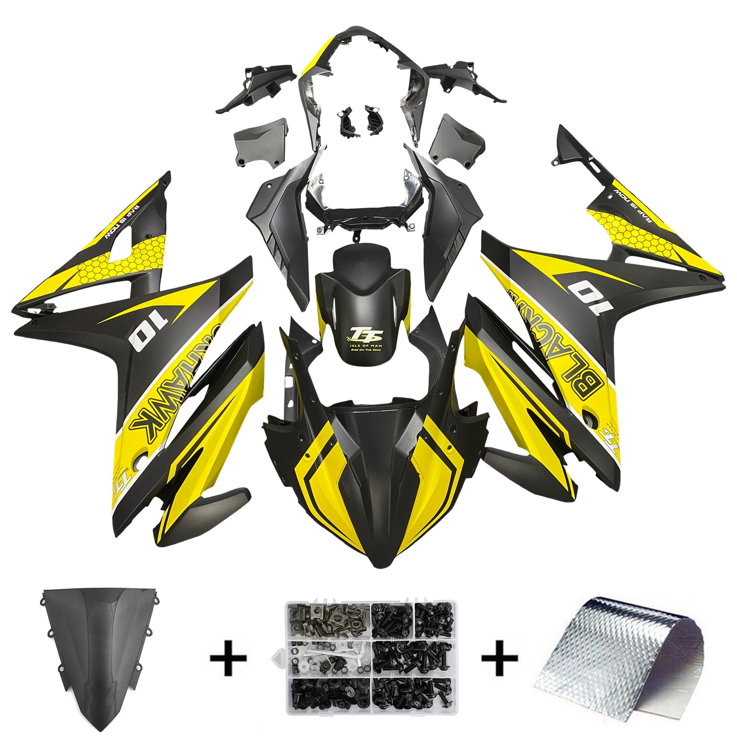 Kit de carénage Amotopart 2016-2018 Honda CBR500R