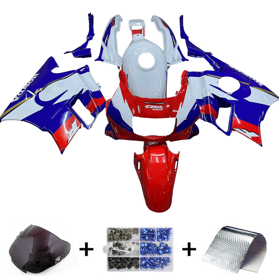 1991-1994 Honda CBR600 F2 Einspritzverkleidungssatz Karosserie Kunststoff ABS