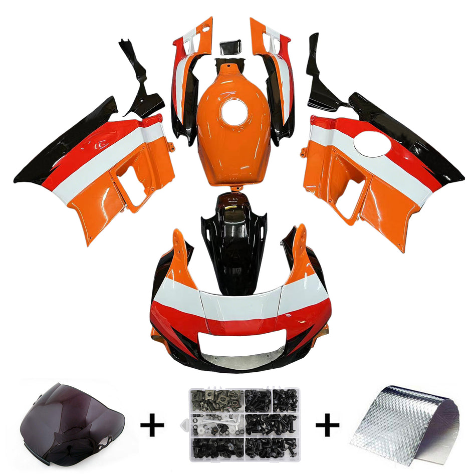 1991-1994 Honda CBR600 F2 Einspritzverkleidungssatz Karosserie Kunststoff ABS