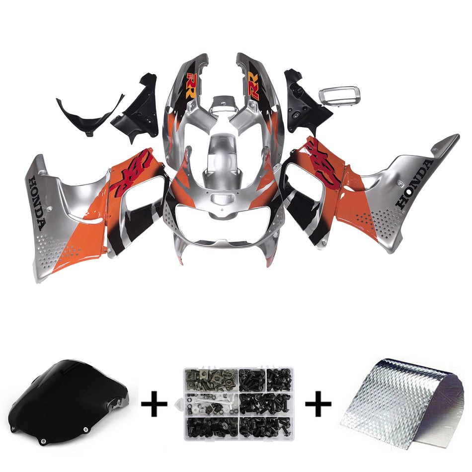 Amotopart Honda CBR900RR 893 1994-1995 Kit de carénage Corps Plastique ABS