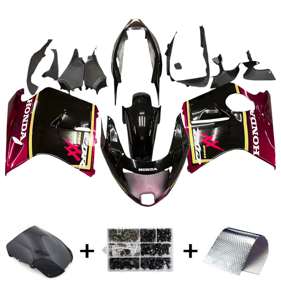 Amotopart Honda CBR1100XX Superblackbird 1996-2007 Verkleidungskit