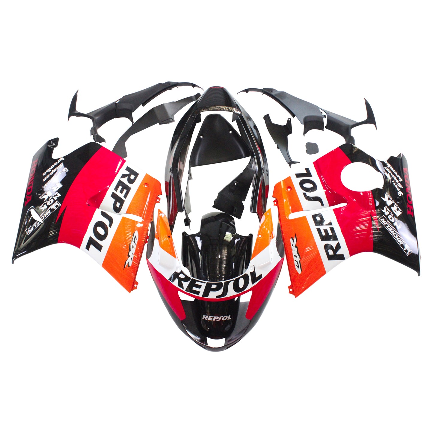 Amotopart Honda CBR1100XX Superblackbird 1996-2007 Verkleidungskit