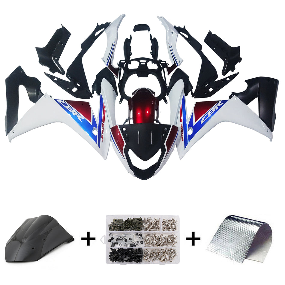 Amotopart Honda CBR650F 2014-2019 Kit de carénage Corps Plastique ABS
