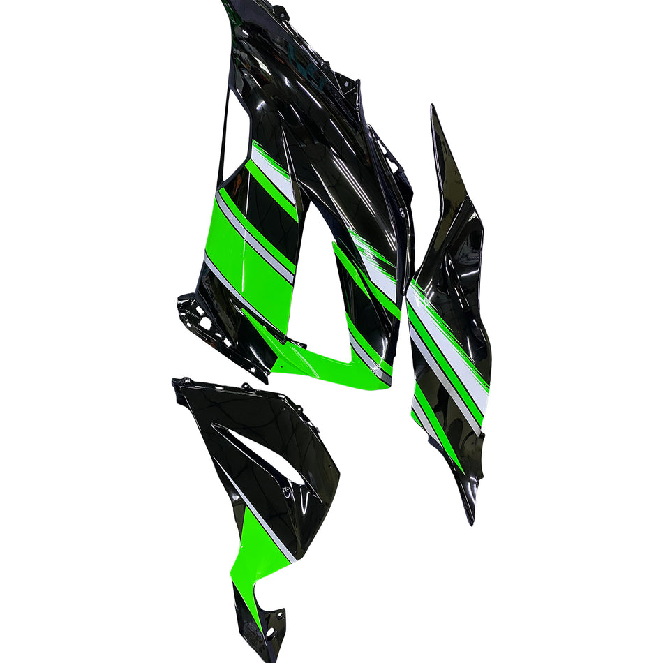 AMOTOPART-Verziehung Injektion Kunststoff Kit Grün mit Bolzenkit Passform für Kawasaki ZX6R 13-18 Generic