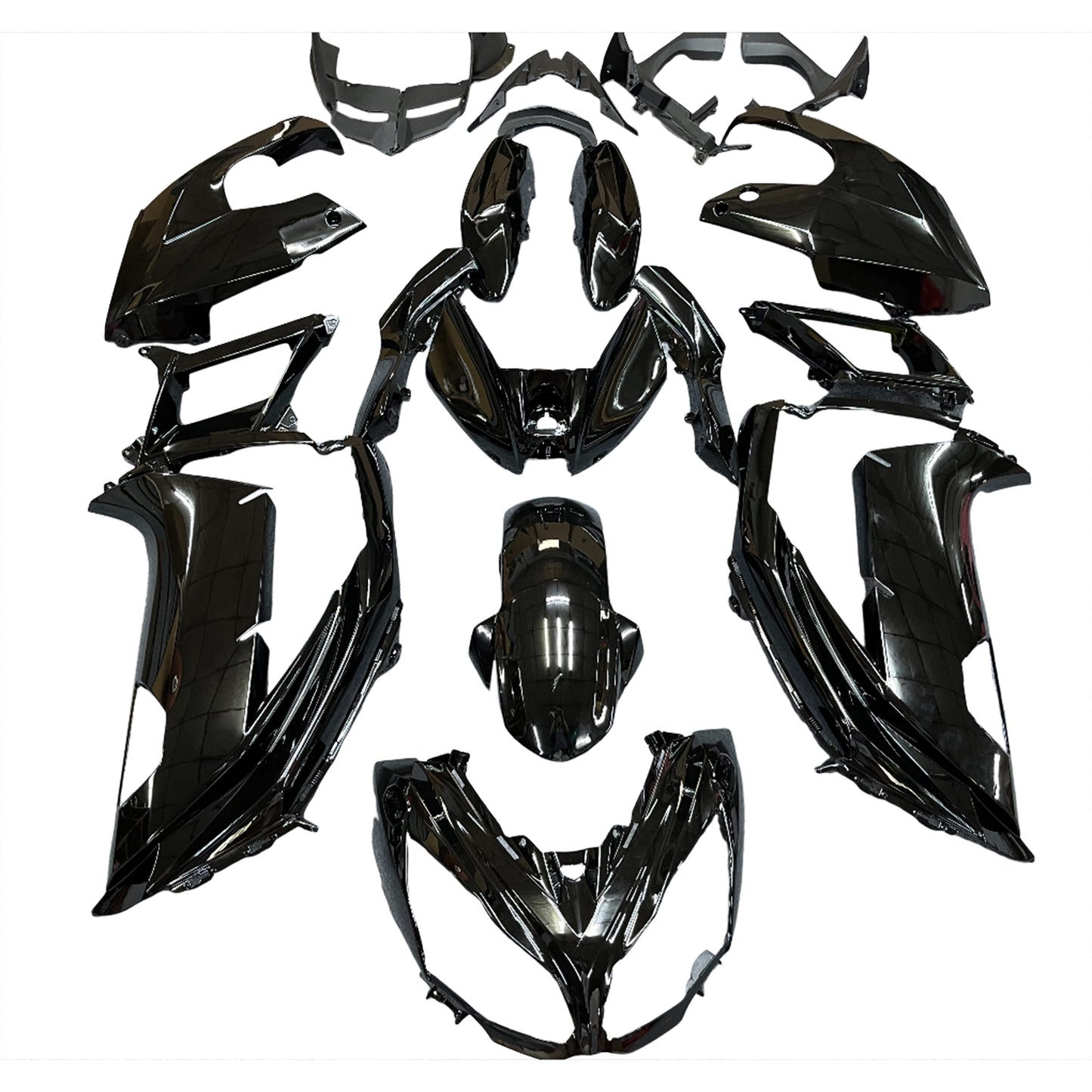 Kit Amotopart 2012-2016 Kawasaki Ninja 650 EX650 Sweep Noir Brillant