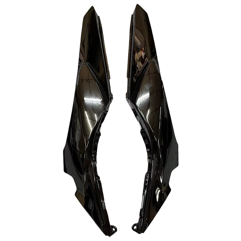 Amotopart Kawasaki Ninja 650 EX650 2017-2019 Injektionsverkleidungskit Gloss Black Plastik