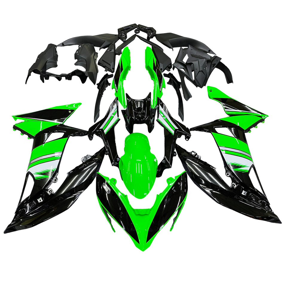 Amotopart-Injektionsverkaufskit Kunststoff für Kawasaki Ninja 650 EX650 2017-2019 Grüne Generika