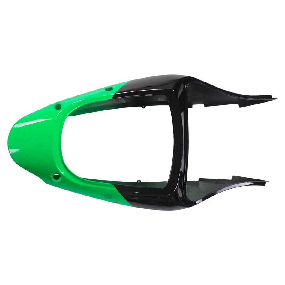 Amotopart Carénages Kawasaki ZX6R 636 (2000-2002) Green Fearing Kit